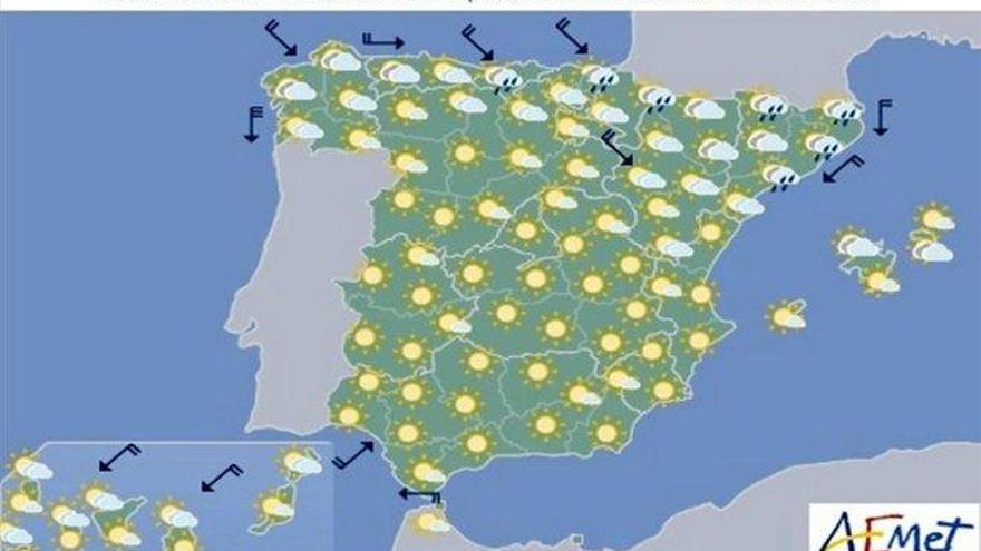 Aemet: Pronóstico del tiempo en toda España para este martes