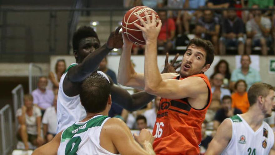 Vives, durante el primer partido de pretemporada.