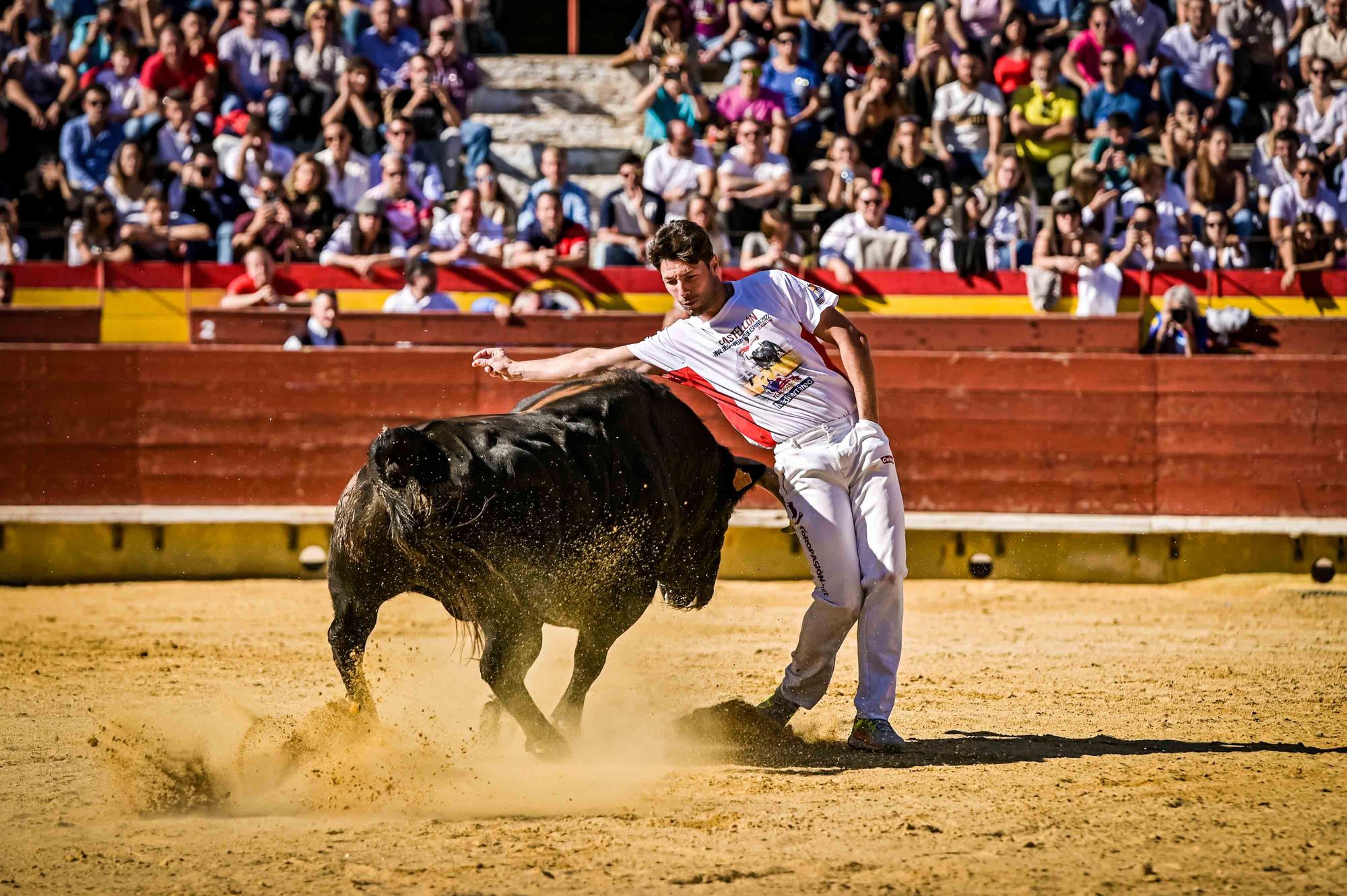 Final del campeonato de España de recortadores en Castelló