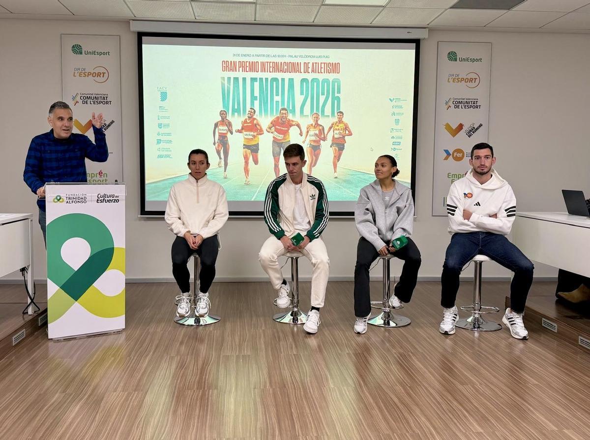 Presentación de la cita de atletismo de València para este fin de semana