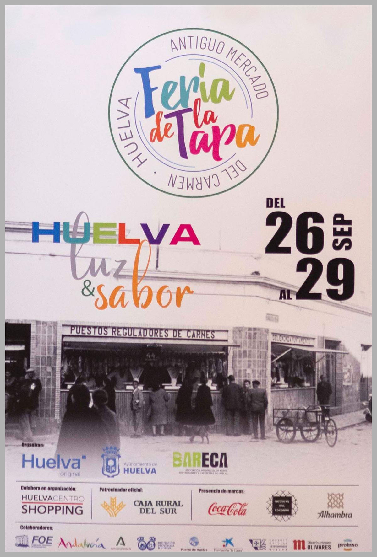 Cartel de la Feria de la Tapa de Huelva.