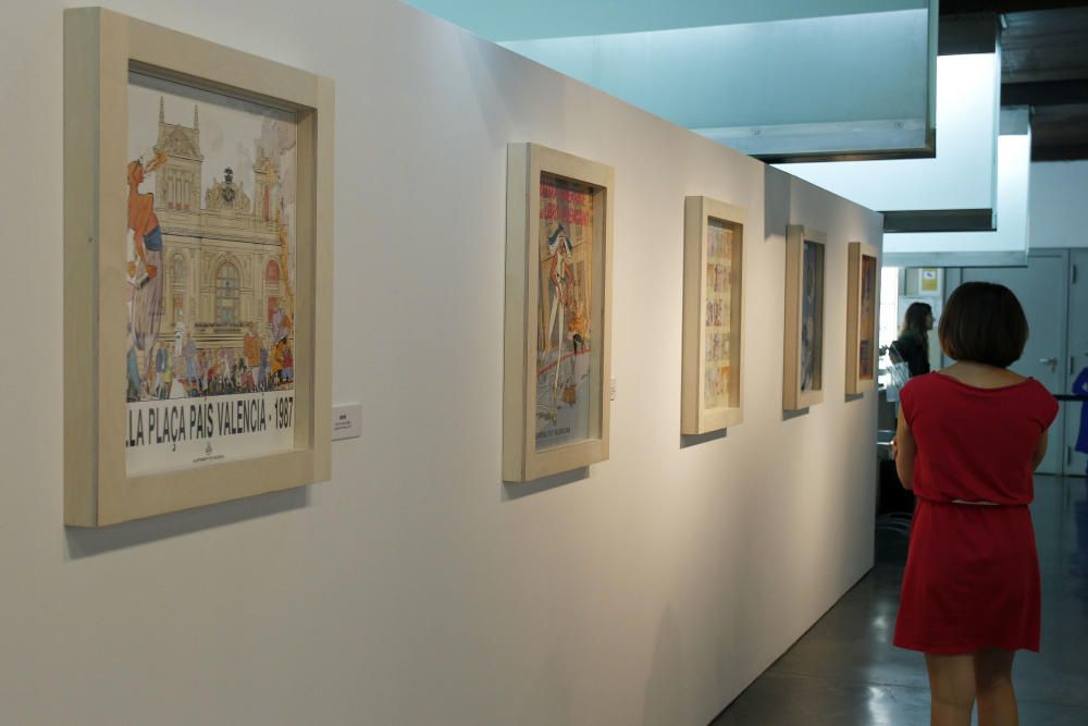 Exposición 'València en vinyetes' en el MuVim