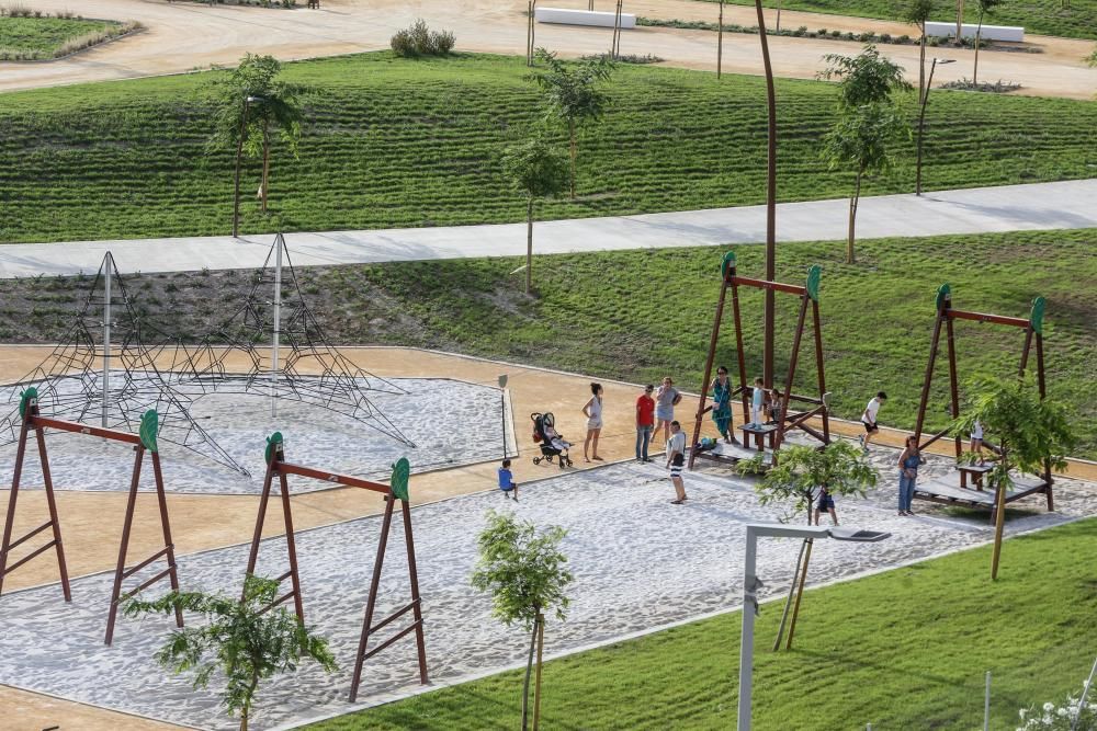 Así es el nuevo parque del barrio de Foietes en Benidorm