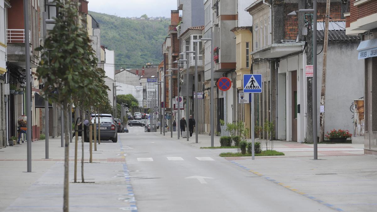 La zona azul ya funciona en la Rúa do Progreso desde 2022.