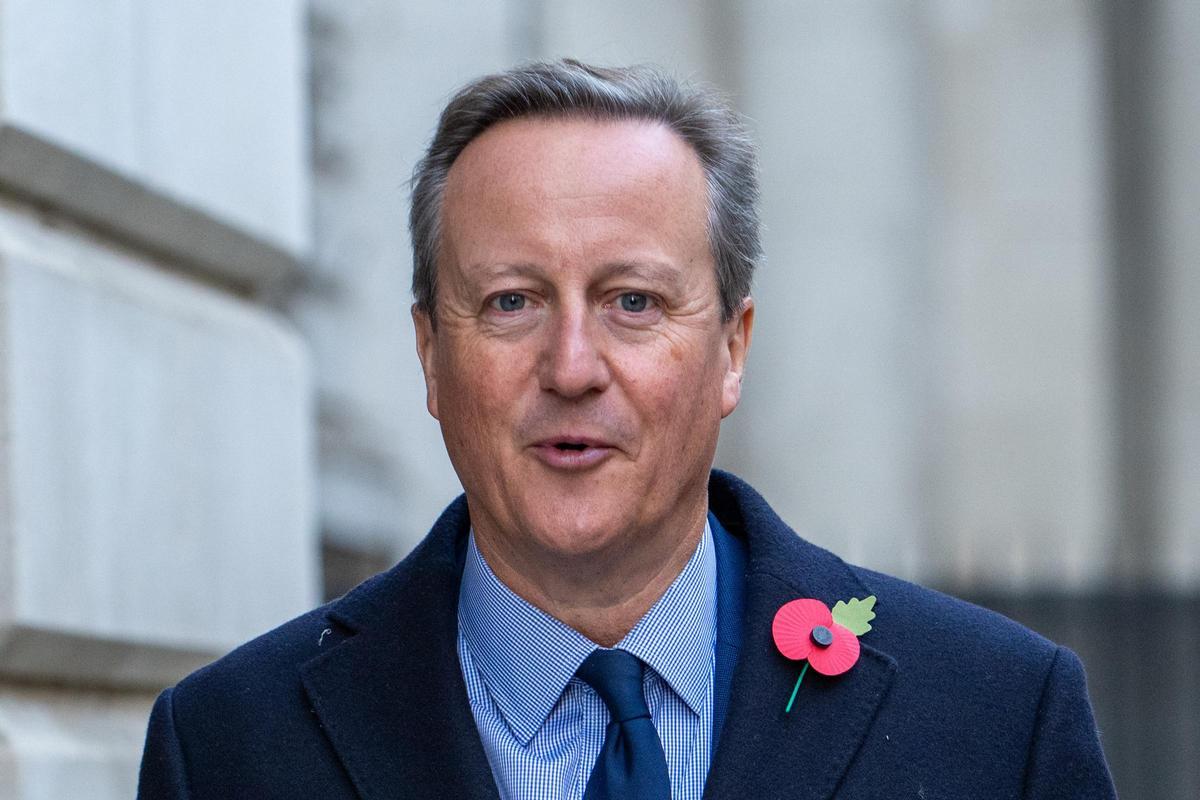 El ex primer ministro de Reino Unido David Cameron (archivo)