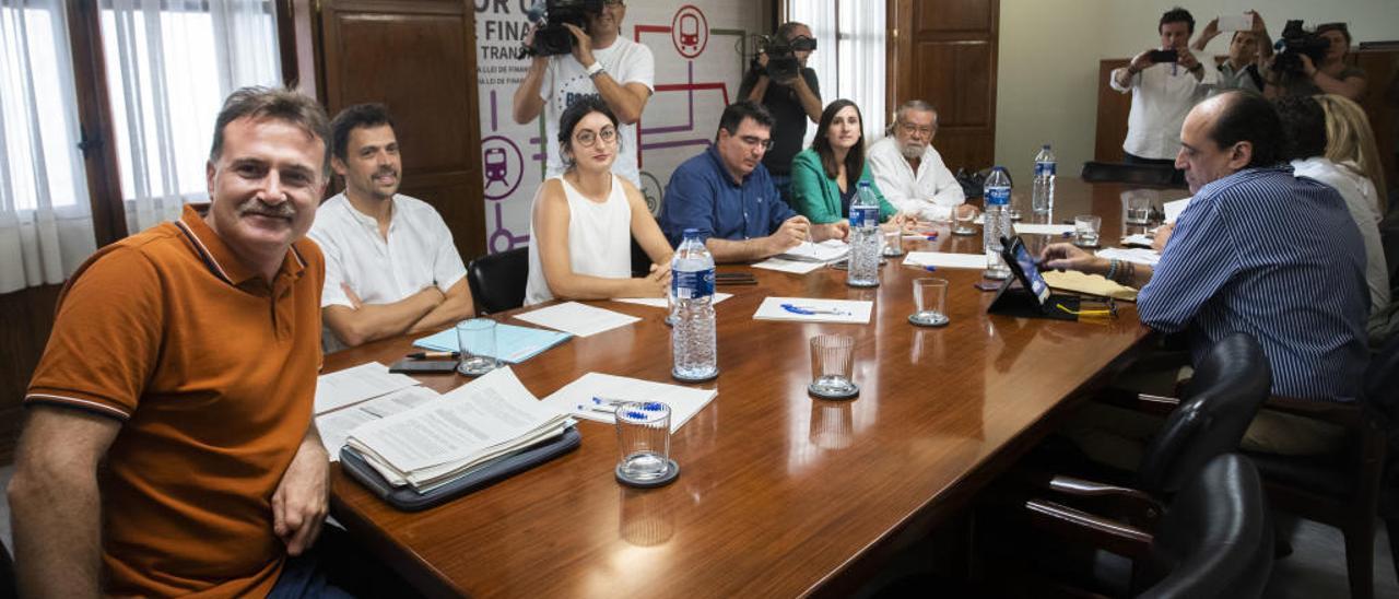 Reunión del Consejo de Administración en el que se acordó crear una comisión de investigación.