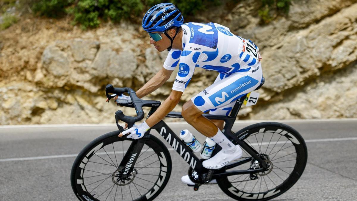 Enric Mas, durante la etapa del viernes de La Vuelta.