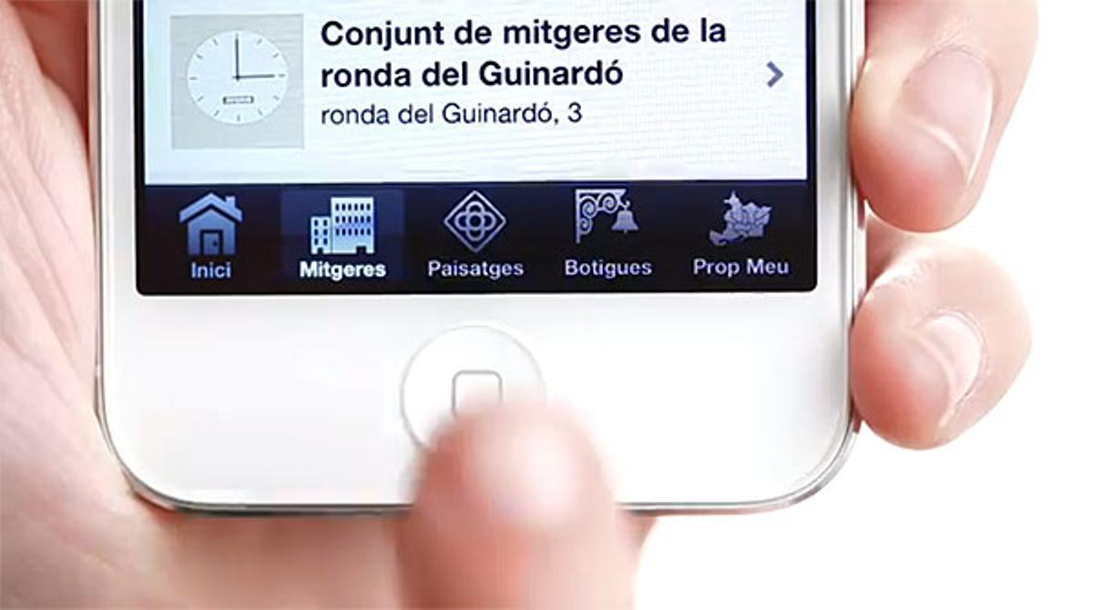 Vídeo de presentació de l’aplicació ’BCN Paisatge’.