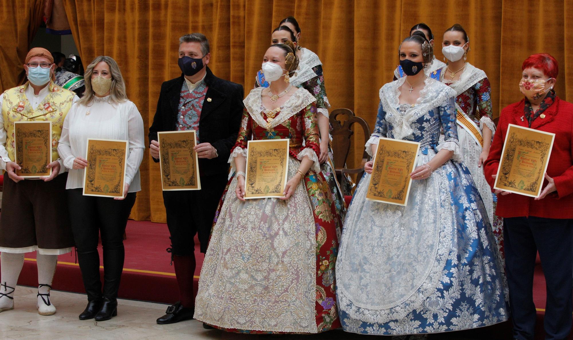 Tres tandas de "brillants" en las fallas de Malvarrosa-Cabanyal-Beteró