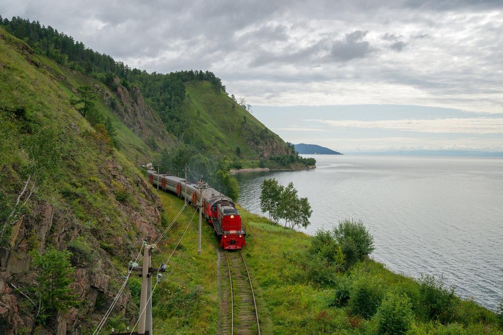 Lago Baikal, Ruta Transiberiano