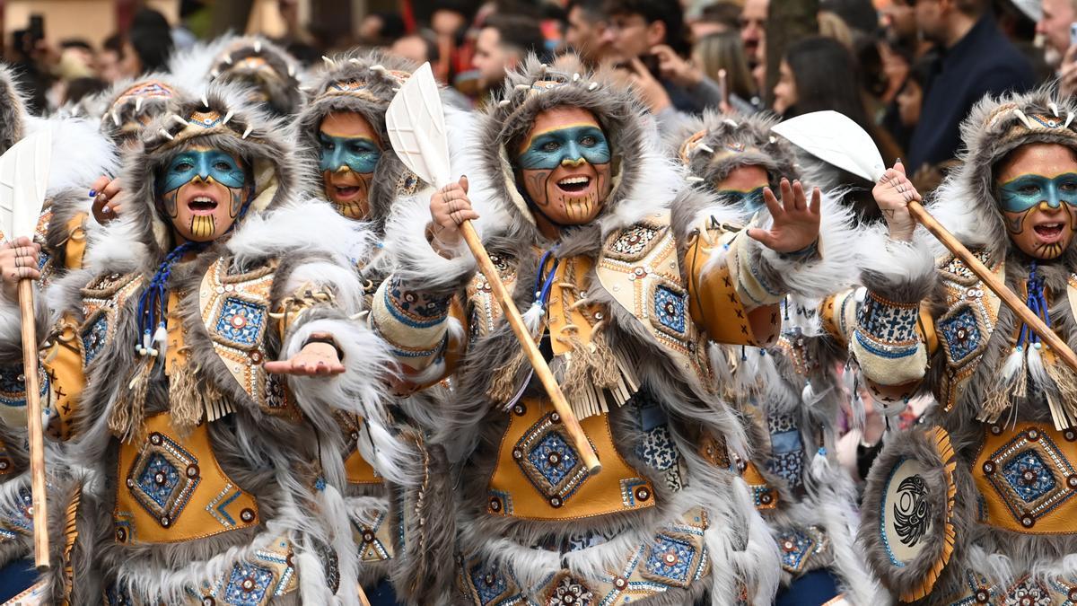 Momentos del desfile de El Vaivén.