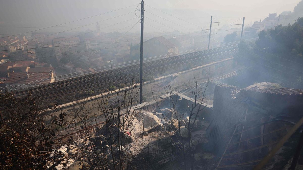 Marsella, la segunda ciudad de Francia, asediada por un violento incendio forestal