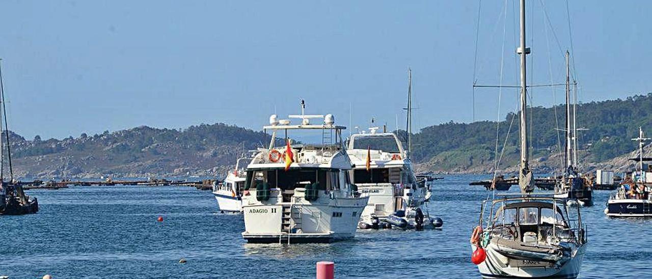 Este verano se ha detectado mayor presencia de barcos.