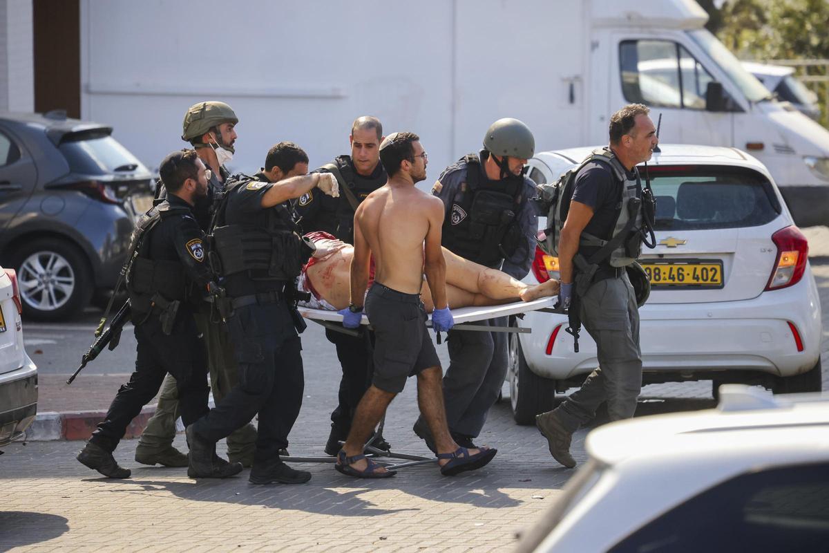 Ataque procedente de la Franja de Gaza en Ashkelon, Israel.