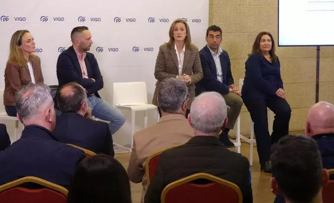 Ana Ortiz y Mónica Domínguez, vicepresidentas de la junta local del PP de Vigo