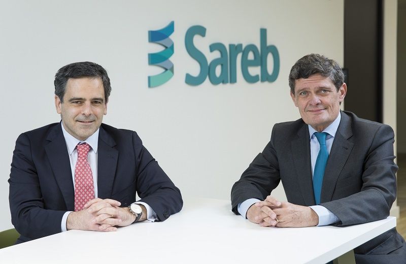 Javier García del Río, consejero delegado, y Jaime Echegoyen, presidente de la Sareb