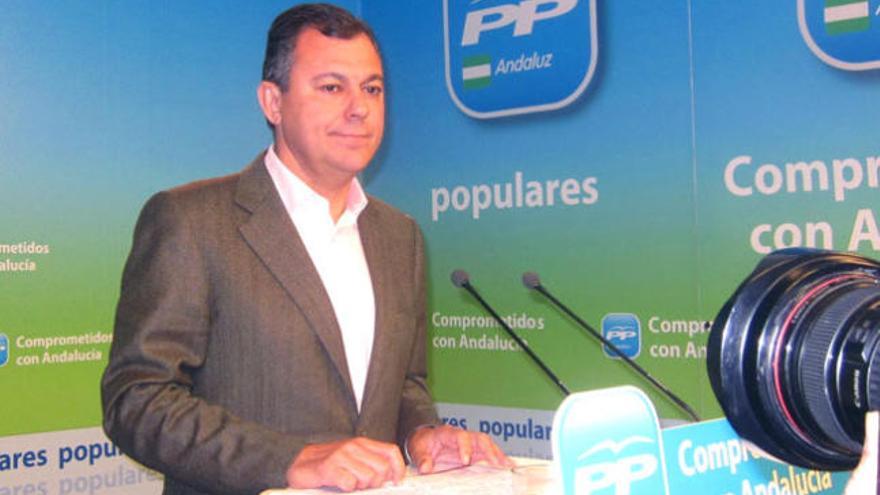 El secretario general del PP-A, José Luis Sanz.