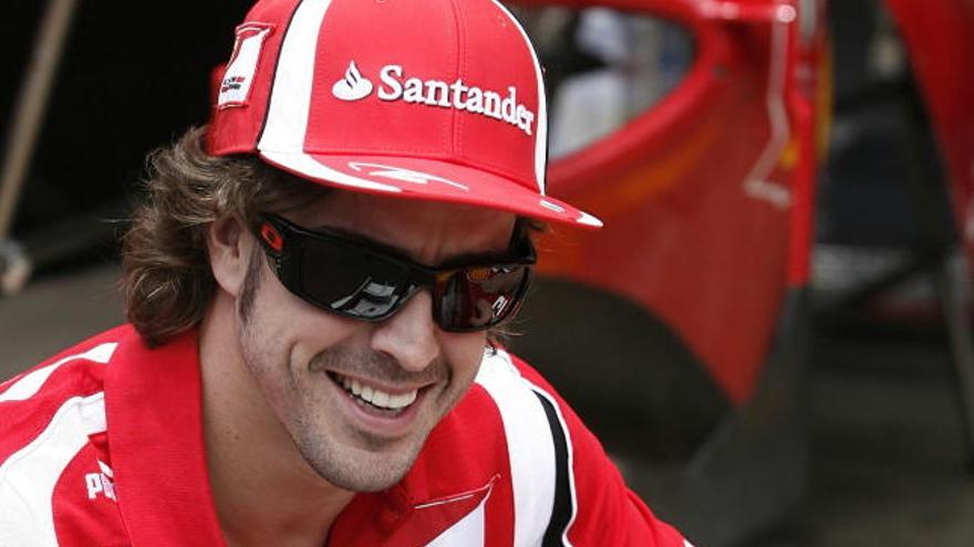 Fernando Alonso, en Brasil.