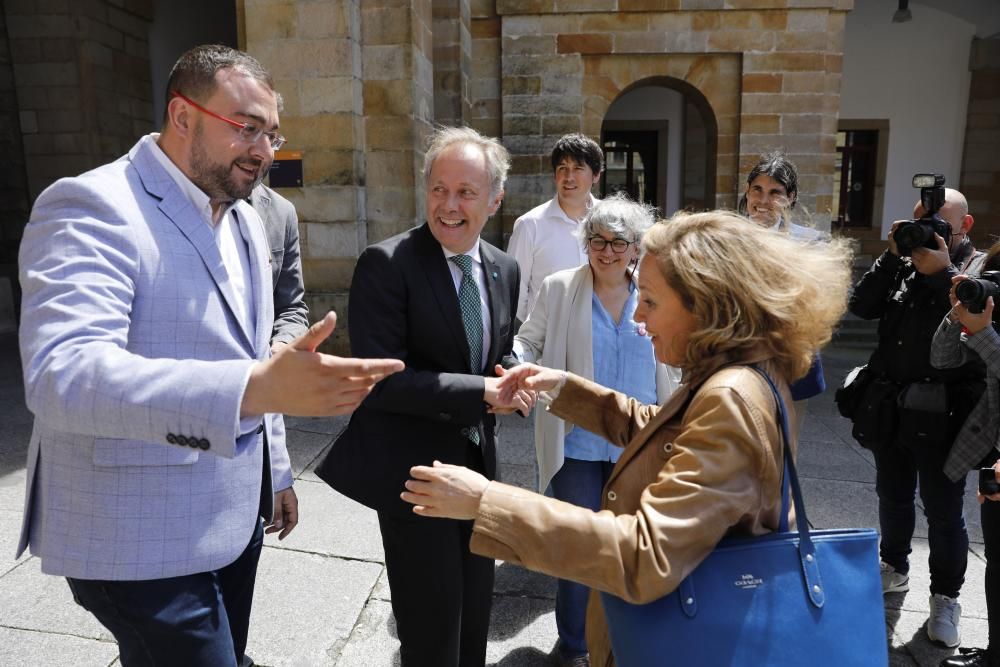 La Ministra de Economía Nadia Calviño visita Gijón