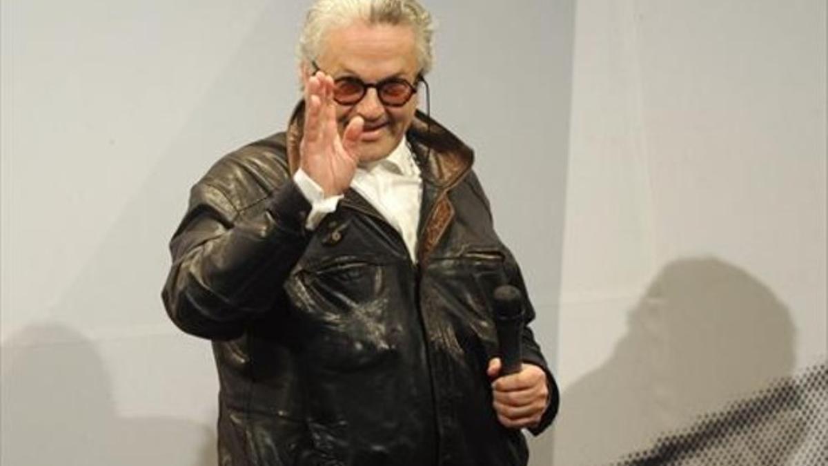 George Miller, ayer, antes de recibir el premio Fipresci en el festival.