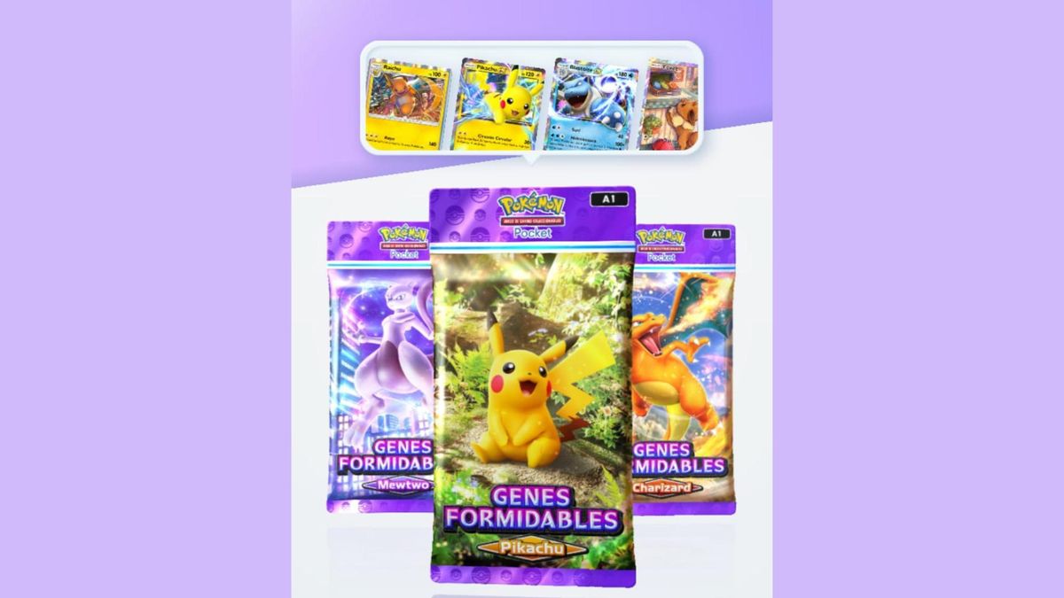 Imagen de una parte de la interfaz de JCC Pokémon Pocket