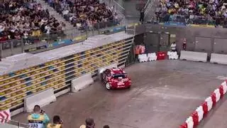 El choque de Luis Monzón en el Arena protagoniza la primera jornada del Rally Islas Canarias