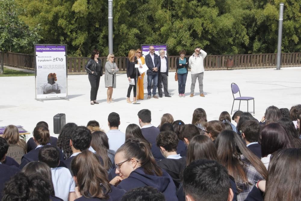 Un "zero" a la violencia machista en Bueu