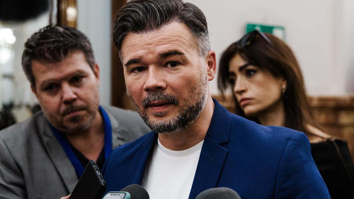 El diputado de ERC Gabriel Rufián.