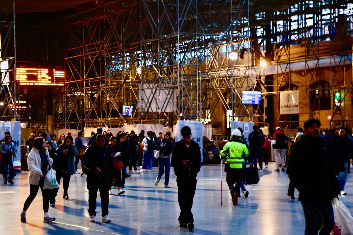 Primera jornada de la huelga de maquinistas en València