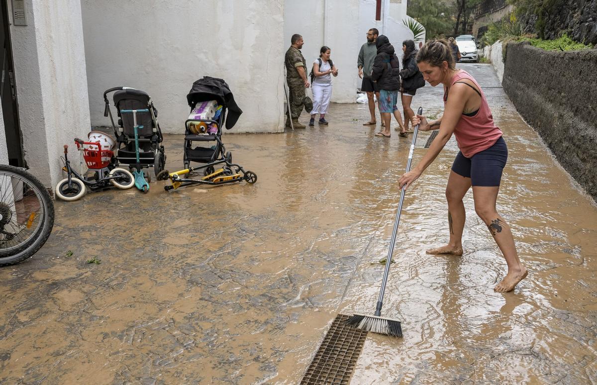 Efecto de la tormenta Therese norte de Gran Canaria