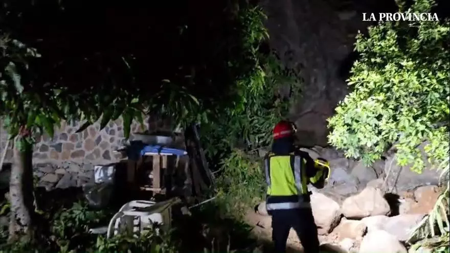 El derrumbe de una ladera afecta a una vivienda en Cercados de Espino sin causar heridos
