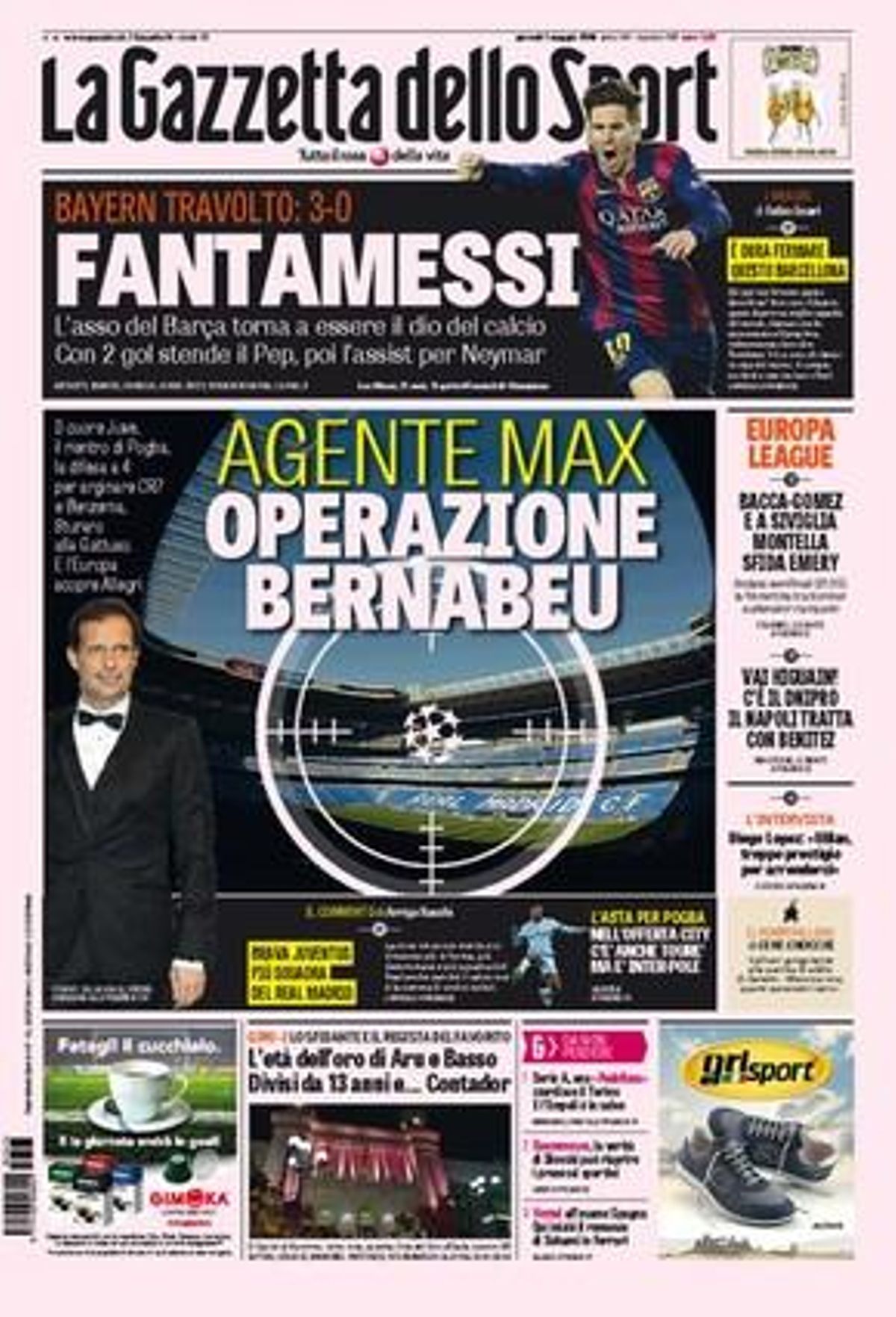 ’La Gazetta dello Sport’ encapçala la portada del diari.