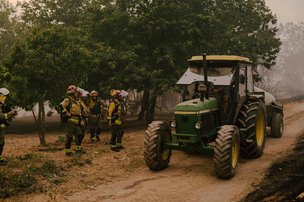 El incendio de O Riós, en imágenes El incendio de O Riós, en imágenes