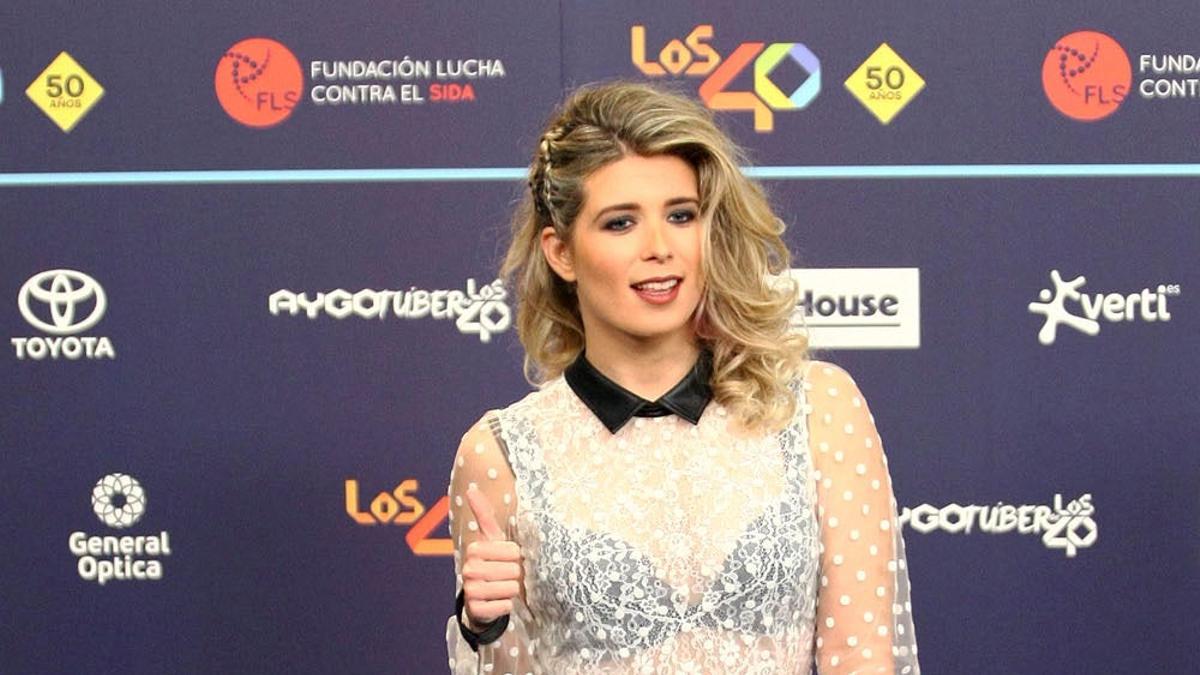 Cristina Boscá en Los 40 Music Awards