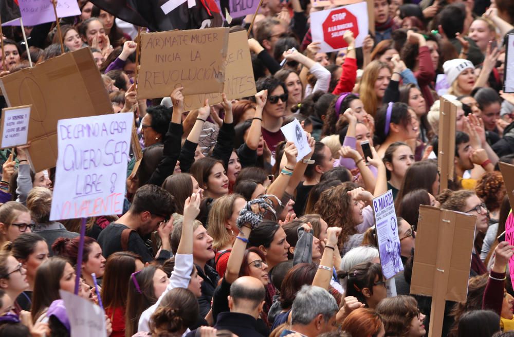 El 8M en la plaza de la Constitución