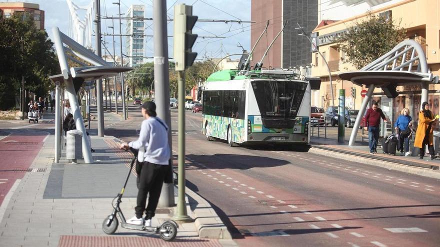 La Generalitat descarta el trolebús como alternativa al TRAM para ampliar la conexión a la zona sur de Alicante