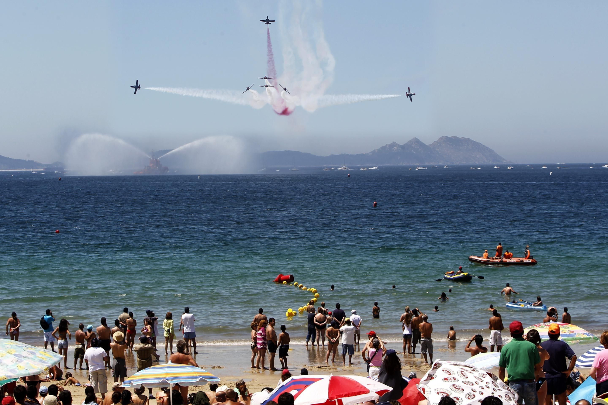 La Patrulla Águila en Samil