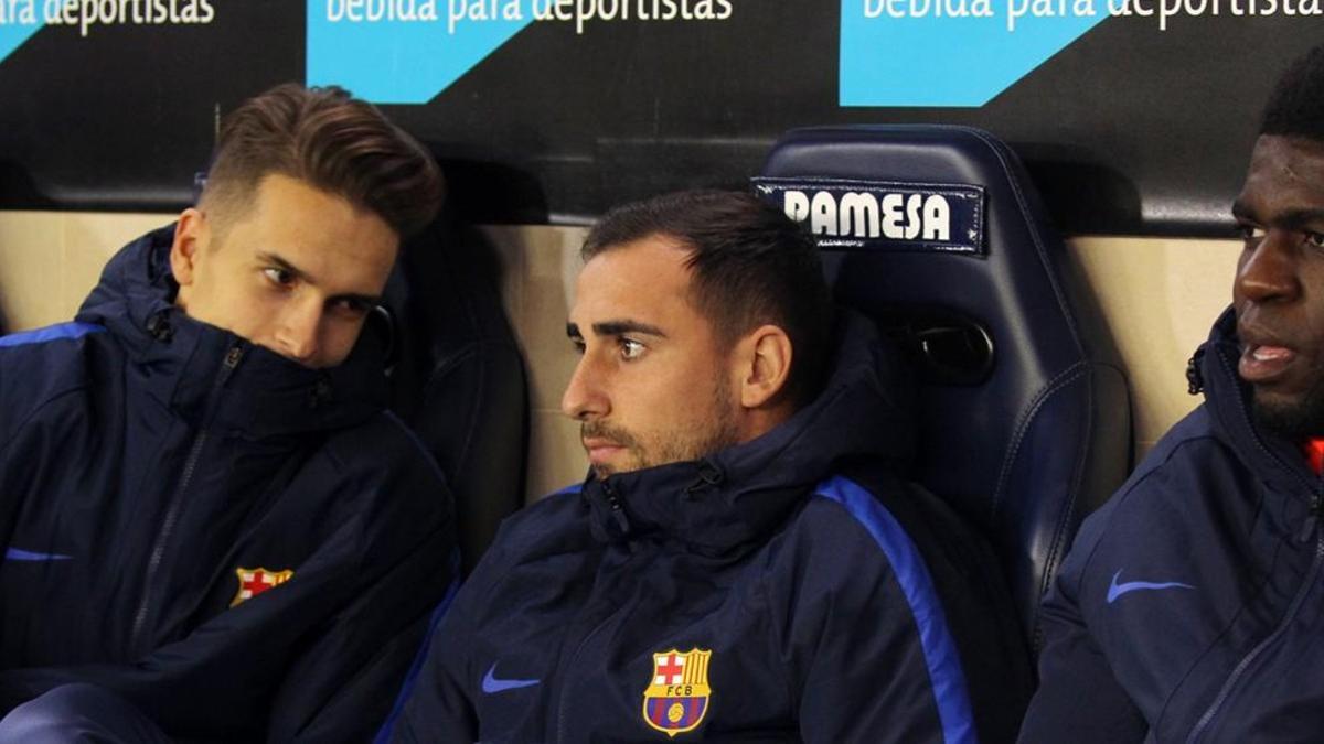 Paco Alcácer, inquilino del banquillo