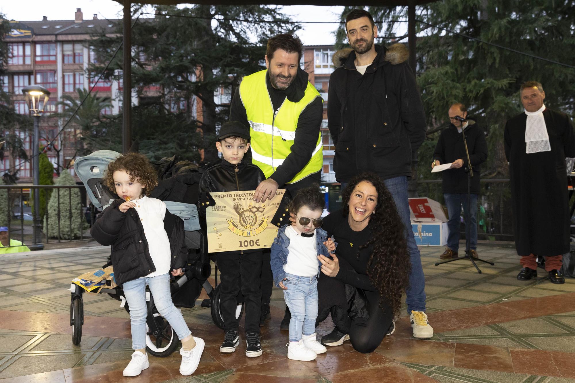 Antroxu a todo volumen con música del festival "Bebémastic": así fue el concurso infantil de Llanera