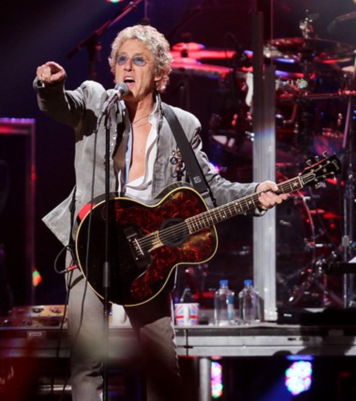 Roger Daltrey, del grup The Who, al Madison Square Garden de Nova York.