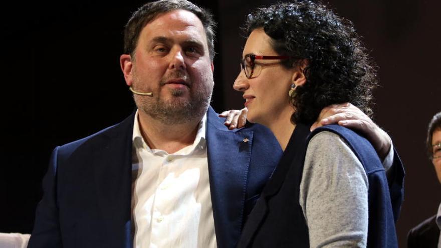 Junqueras i Rovira en un acte d&#039;ERC.