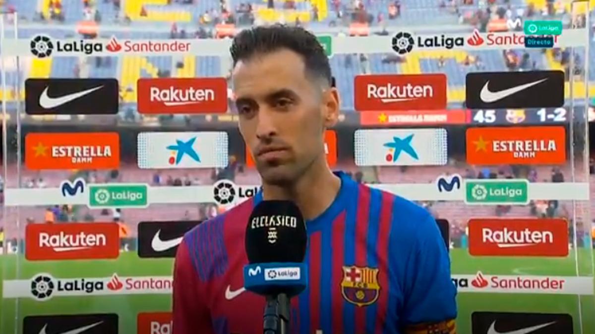 Busquets: "No merecemos perder el Clásico"