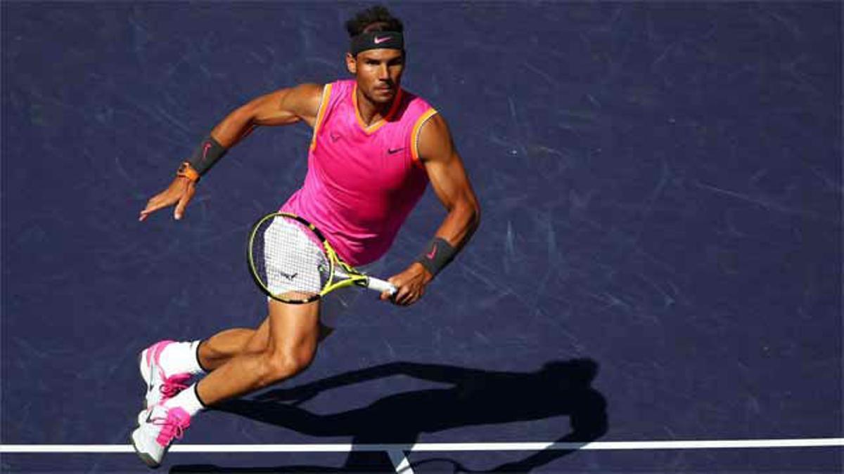 Nadal, a semis de Indian Wells tras imponerse a Khachanov (7-6, 7-6)