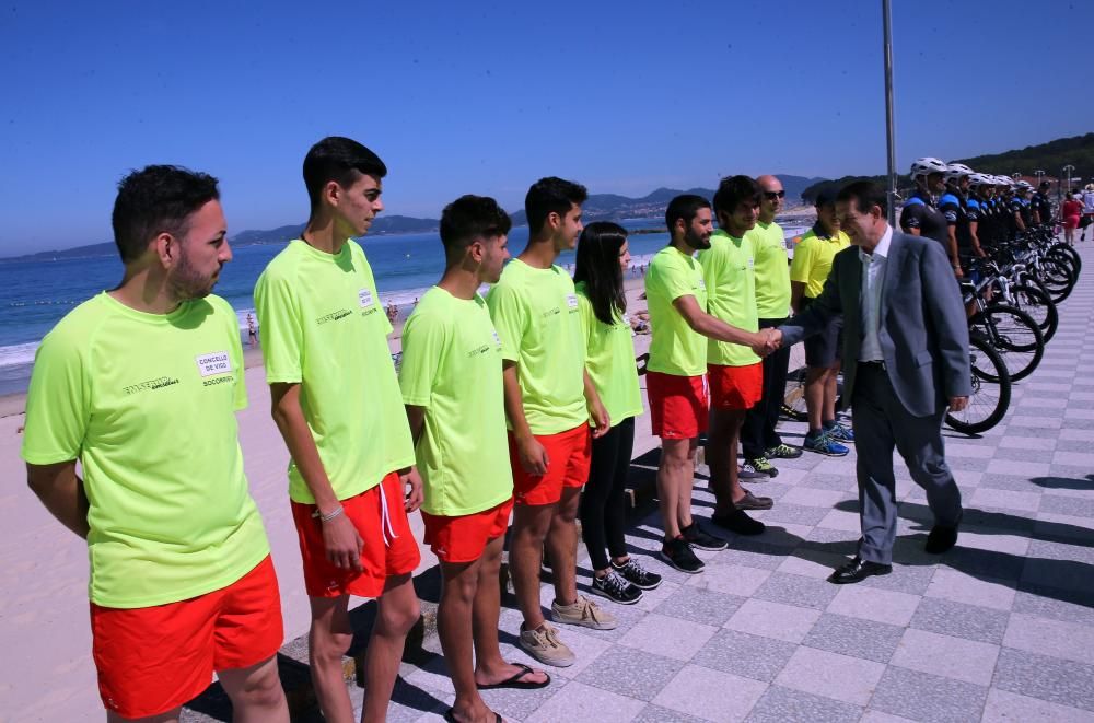 Máxima seguridad en las playas de Vigo