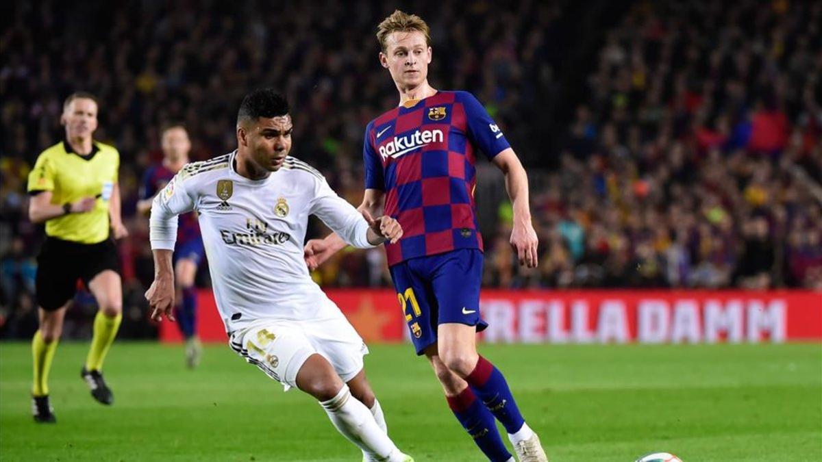 De Jong y Casemiro, en el Clásico esta temporada