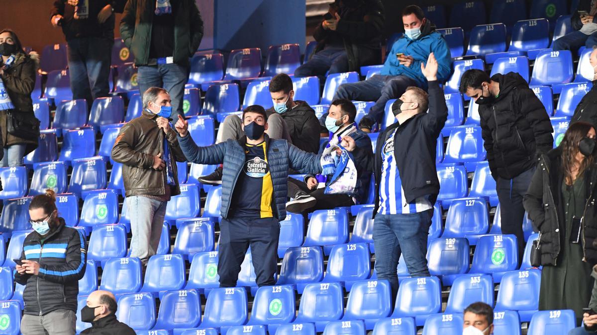 Aficionados del Dépor en Riazor