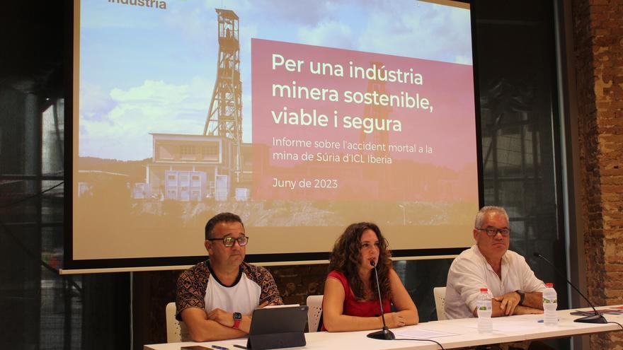 CCOO critica la sobrecàrrega dels vigilants de la mina en l&#039;informe sobre l&#039;accident mortal de Súria