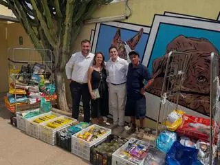 Casi 700 kilos de comida para los perros y gatos sin hogar gracias a trabajadores de un hotel de Ibiza