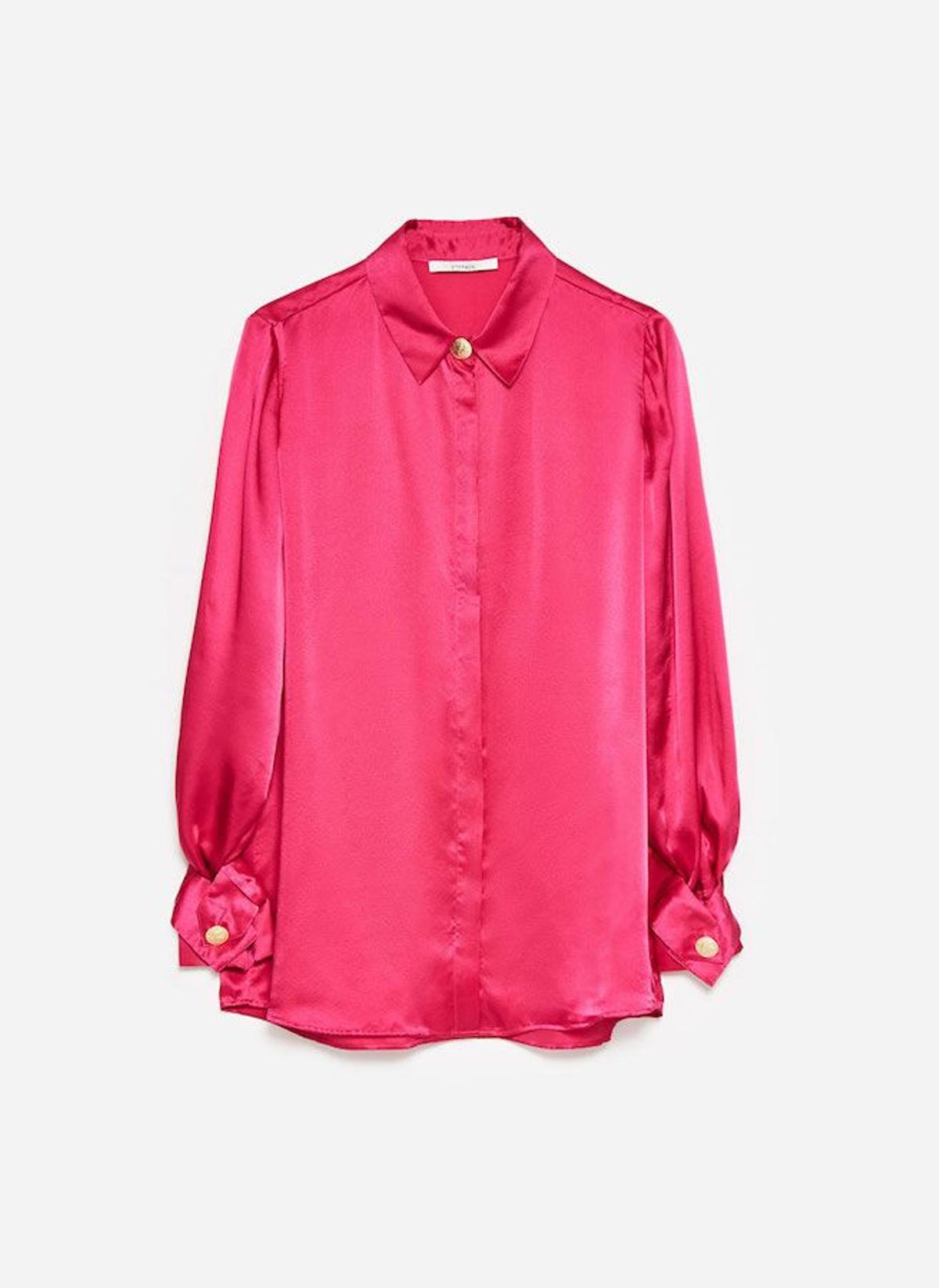 La blusa shiny rosa