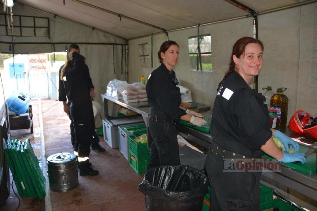 La Unidad Militar de Emergencias en Cieza